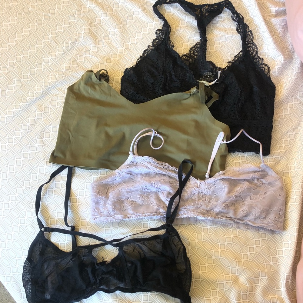 Urban outfitters bralettes set of 4